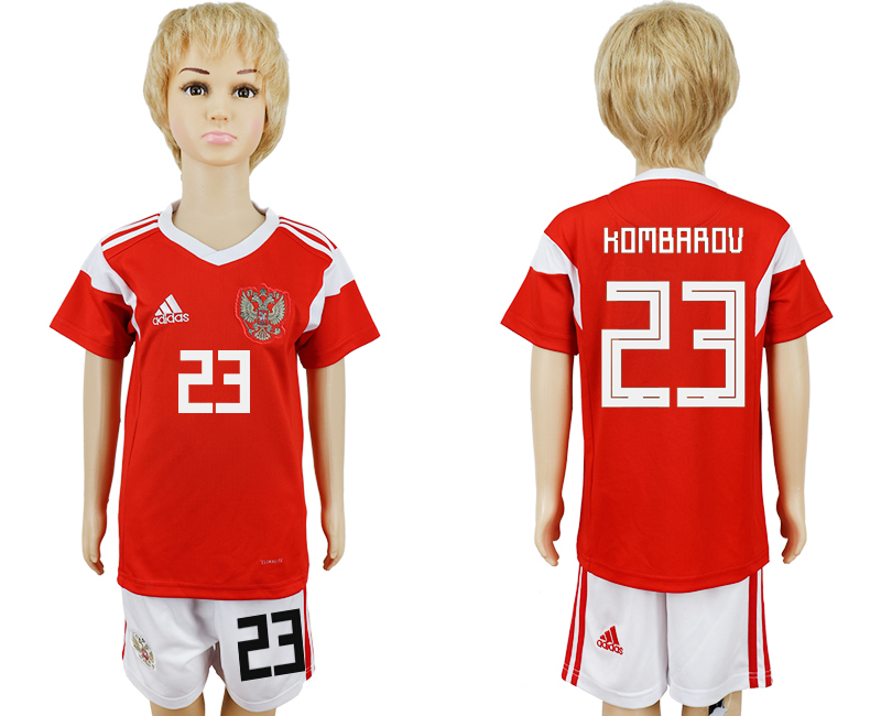 2018 maillot pour enfants RUSSIA CHIRLDREN #23 KOMBAROV